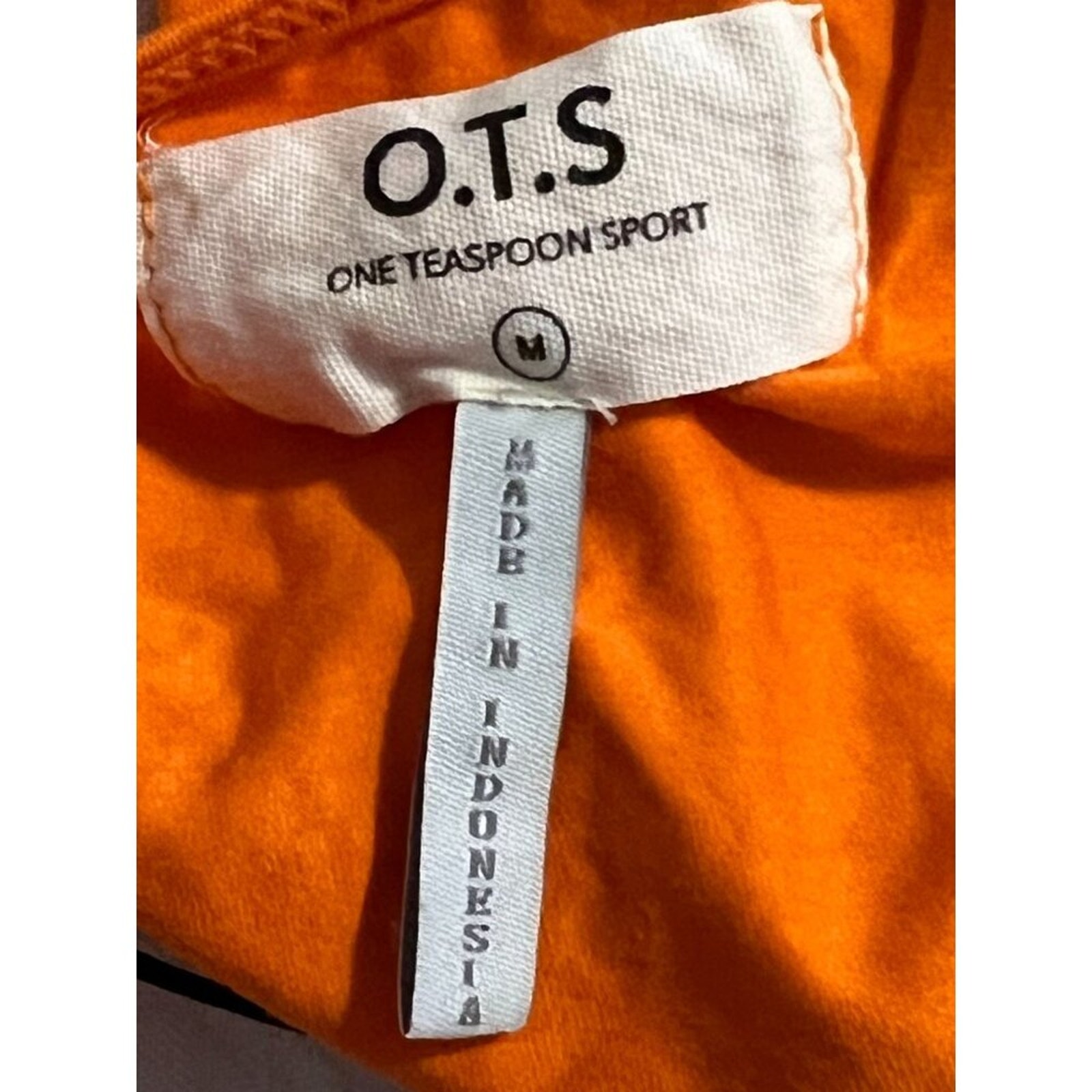 One Teaspoon Ots String Crop Top Orange Medium New With Tags — image 7 of 8